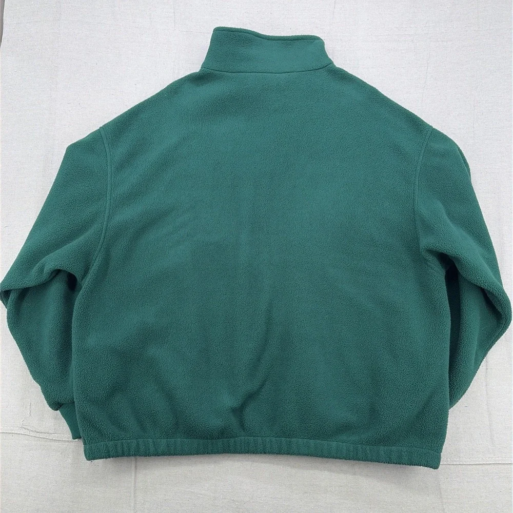 Vintage 90s Y2K  Eddie Bauer Fleece Jacket Full Zip - XL Large green